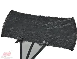 شورت زنانه دانتل کمر پهن MNG