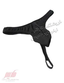 شورت مردانه استرینگ فاق باز مشکی