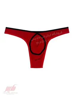 شورت مردانه استرینگ دایره ای قرمز