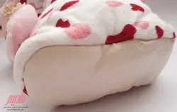 پاپوش دخترانه عروسکی خزدار صورتی