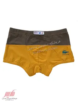شورت مردانه نخی نیم پا دو رنگ L