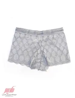 شورت زنانه گیپور نیم پا طرح برگ