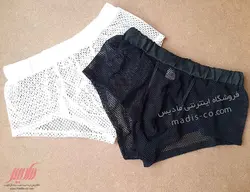 شورت مردانه نیم پا توری درشت بافت