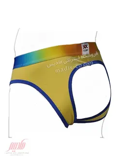 شورت مردانه اسلیپ پشت باز Xuba زرد