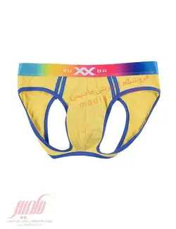 شورت مردانه اسلیپ پشت باز Xuba زرد