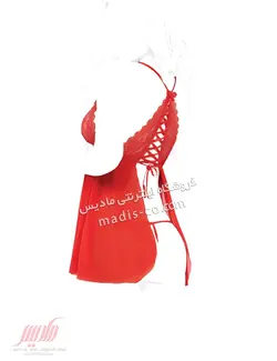 لباس خواب زنانه توری پشت بندی MNG