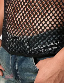 زیرپوش مردانه آستین حلقه توری زنبوری