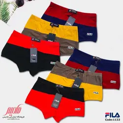 شورت مردانه نخی نیم پا دو رنگ 2XL