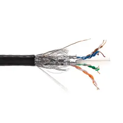 خرید و قیمت کابل شبکه پارسیان فیبر Cat6 SFTP HDPE - هنر توسعه و ارتباطات شایگان