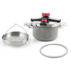 زودپز کلیپسی سه کاره روگازی دوقلو ٥ و ٧ لیتری لایف اسمایل مدل ZDS-5+7M