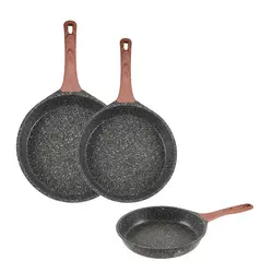 سرویس ماهیتابه بدون درب ٣ پارچه گرانیتی لایف اسمایل مدل Life P53Fset