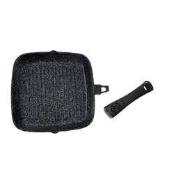 ماهیتابه گرانیتی سایز ٢٨ مربعی لایف اسمایل مدل FLCM GL-28