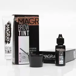 کیت رنگ ابرو مگرای شماره 7.23 رنگ ماسه ای حجم 30 میل