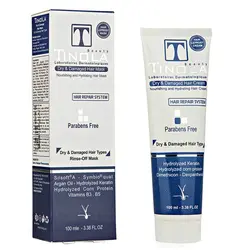 ماسک مو بدون آبکشی تینولا مناسب موهای خشک و آسیب دیده 100 میل