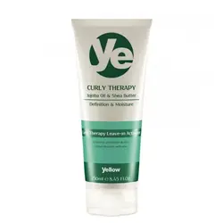 کرم حالت دهنده موهای فر یلو Yellow مدل کرل تراپی حجم 250ML