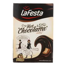 پودر هات چاکلت 10 عددی لافستا Lafesta با طعم شیری