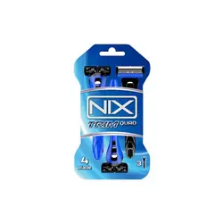 خودتراش 4 تیغه نیکس NIX مدل تریم کواد بسته 3 عددی