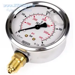 گیج 400bar صفحه 6cm