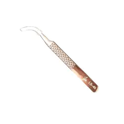 پنس کاشت مژه سر کج Ls-40 - تجهیزات پوستی شیراز - هلو اسکین