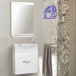 روشویی کابینتی صدف مدل رمینی دیواری