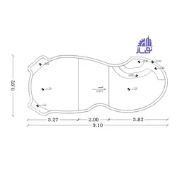 استخر فایبرگلاس مدرن اسختر مدل کاسپین