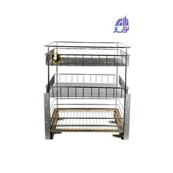 سبد ریل کف جا حبوبات مکس استیل