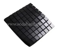تجهیزات آکوستیک پنل ابزورب مربعی مشکی Absorb Panel A50 WOOD Black دانسیته17
