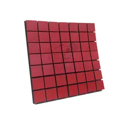 پنل آکوستیک پنل ابزورب مربعی قرمزflexi A50