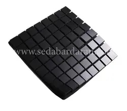 تجهیزات آکوستیک پنل ابزورب مربعی مشکی  Absorb panel A50 WOOD Black