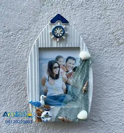قاب عکس قایق چوبی رومیزی