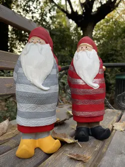 مجسمه بابانوئل کلاه قرمز