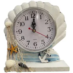 ساعت رومیزی صدف دریایی