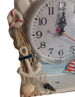 ساعت رومیزی صدف دریایی