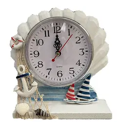 ساعت رومیزی صدف دریایی