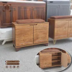 جاکفشی نیمکتی طوسی مدل کنسولی 2 درب ام دی اف