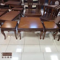 میز کنار مبلی و میز مبلی و عسلی مدل جدید مهتاب چوبی