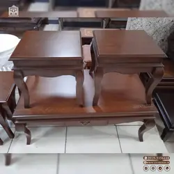 میز کنار مبلی و میز مبلی و عسلی مدل جدید مهتاب چوبی