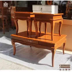 میز کنار مبلی و میز مبلی و عسلی مدل جدید مهتاب چوبی
