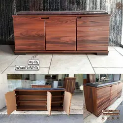 جاکفشی نیمکتی 3درب باکسدار شش طبقه