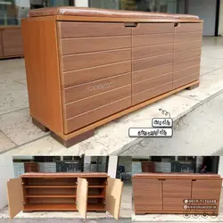 جاکفشی نیمکتی 3درب باکسدار شش طبقه