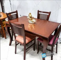 صندلی ناهارخوری چوبی مدل آبشاری