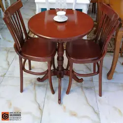 قیمت مدل های میز ناهارخوری 4 نفره چوبی با صندلی لهستانی کف بیضی