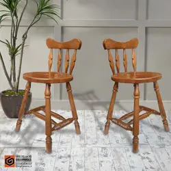 صندلی ناهارخوری چوبی خراطی