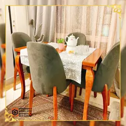 حراج میز ناهارخوری بوگاتی طرح کلاسیک 5نفره