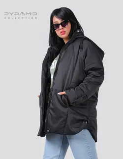 کاپشن کلاهدار pyramid