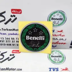 ارم ( برچسب ) سکه اي روي باک موتور بنلی ( طرح اصلی ) سبز مشکی