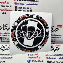پد ( برچسب ) ارم روی درب باک موتور بنلی ( مشکی TNT )