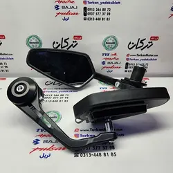 اینه اسپرت سر فرمان رنتال cnc مشکی (جفتی)