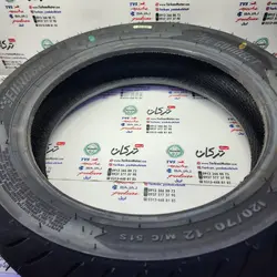 تایر ( لاستیک ) 120/70/12 خارجی تیوبلس eurogrip (هندی) 2023