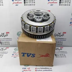 دیسک کلاچ کامل همراه با صفحه کلاچ موتور tvs راکس و نئو neo 125 اصلی